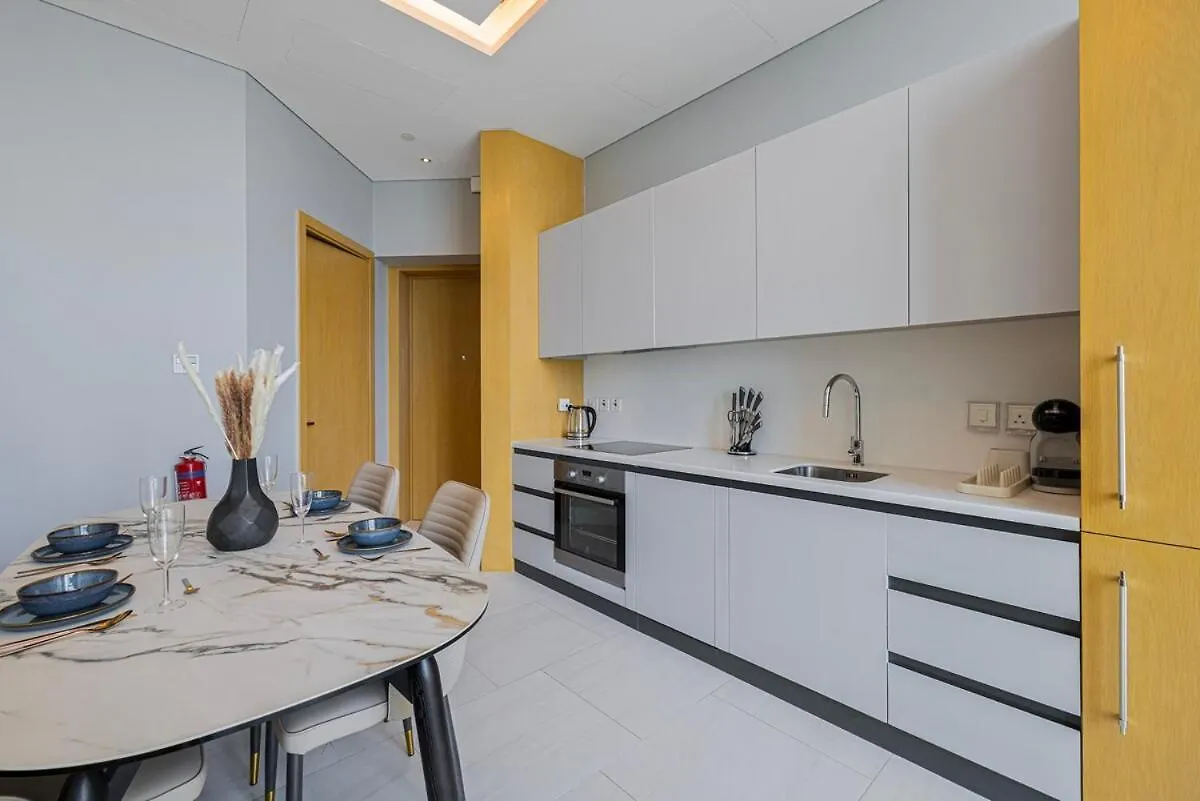 דירה דובאי Luxury One Bedroom Sky Villa With Burj Khalifa View איחוד האמירויות הערביות